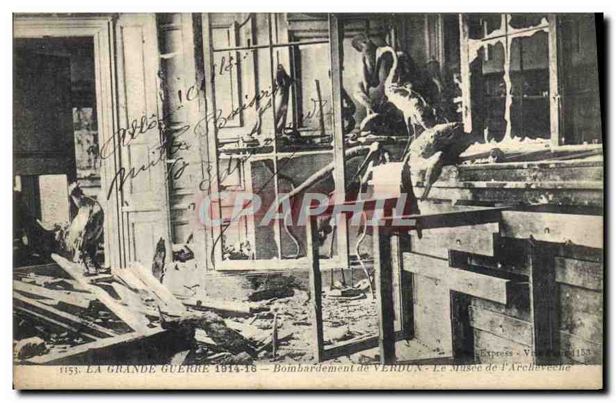 Bombardement de Verdun — Le Musée de l'Archevêché — Express - Vieux Paris 1153