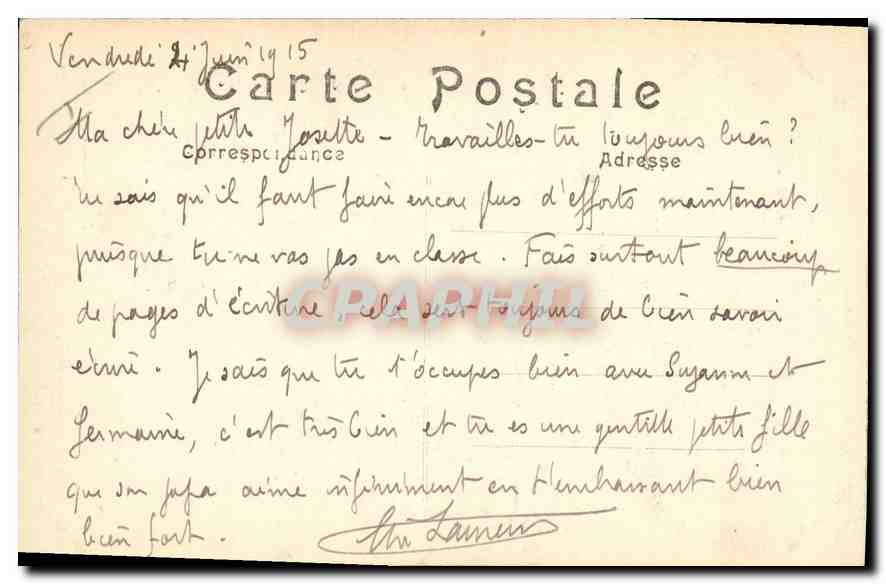 CPA Militaria Le Crime de Reims Portail de Reims  — Rückseite