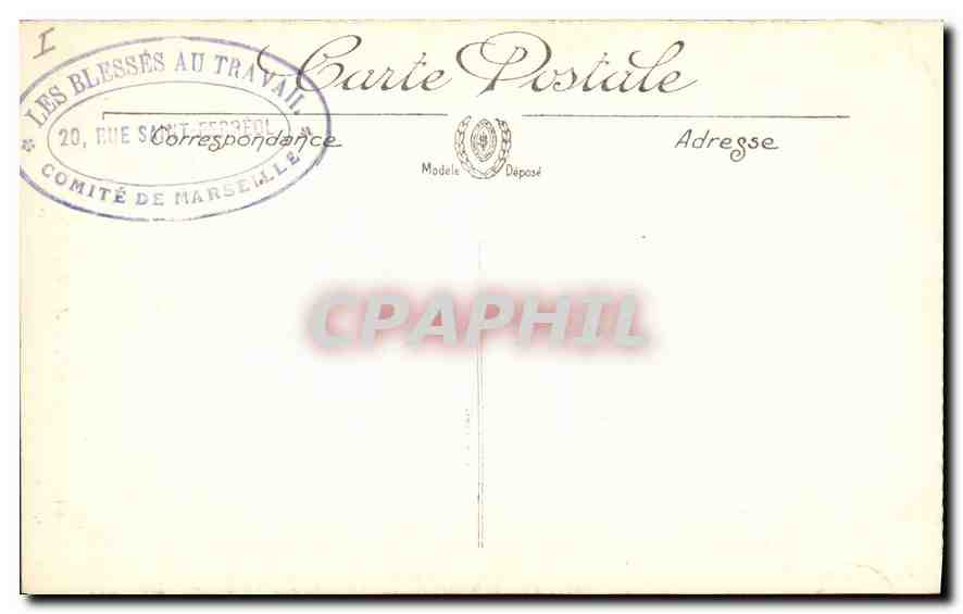 CPA Militaria Guerre 1914 1916 Albert apres le bombardement  — Rückseite