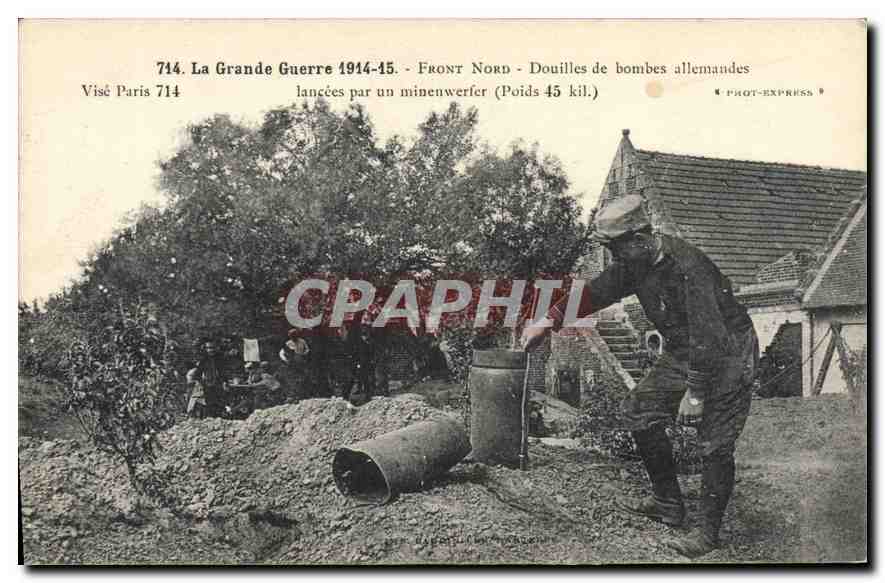 German bomb casings — Northern Front — publisher PROT-EXPRESS, no. 714