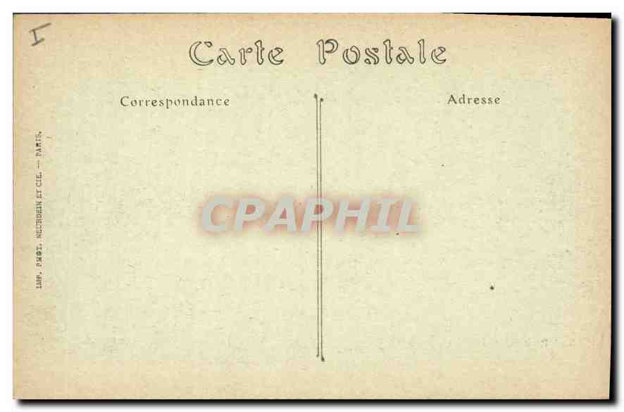 CPA Militaria Peronne Interieur de la cathedrale en ruines mars 1917  — Rückseite