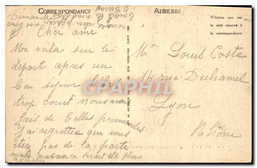 CPA Folklore Le Puy groupe de Dentellieres des environs du Puy  — Verso