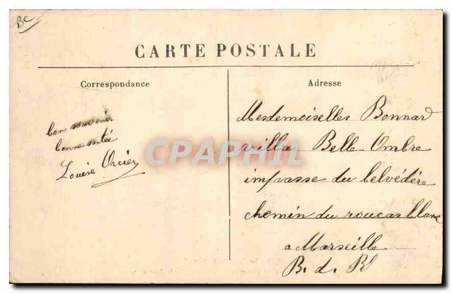 Jeunes montagnards se rendant à la foire de la Toussaint, au Puy — M.B. Le Puy — n° 312 — Rückseite