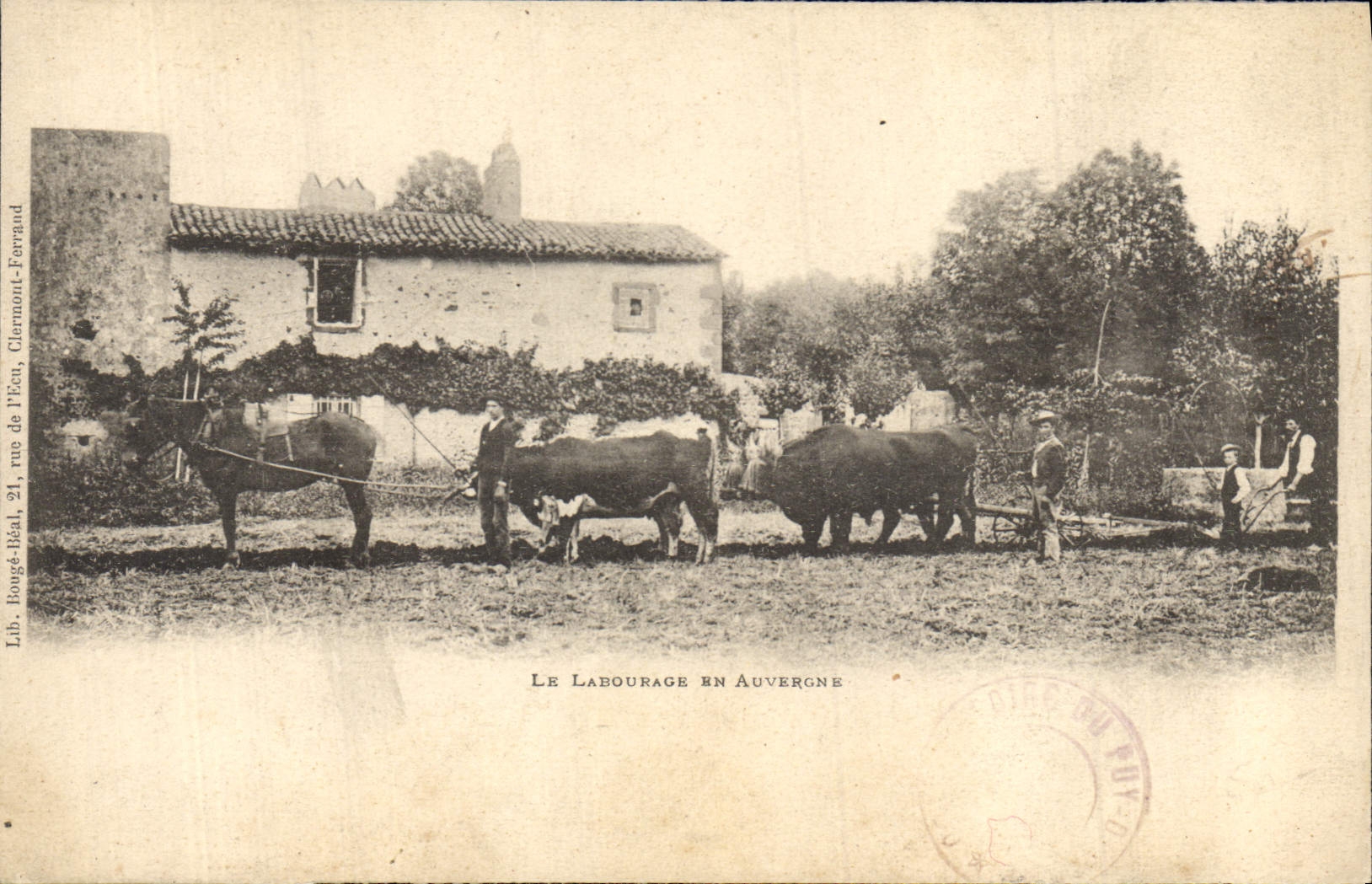 Le Laboufrage en Auvergne — Lib. Bougé-Idéal, 21, rue de l'Écu, Clermont-Ferrand