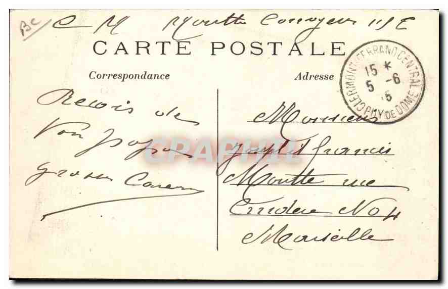 Auvergnates se rendant au marché — 18 — Éditeur : Metrondele, Paris — Rückseite