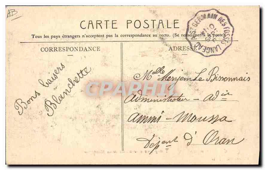 Troupeaux descendant de la Montagne — Auvergne — Langres, Paris — Verso