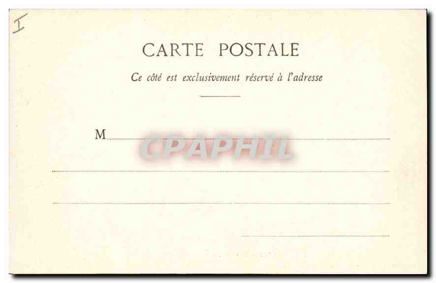 CPA Folklore Sommet du Puy de Dome les Ruines et l'Observatoire  — Verso