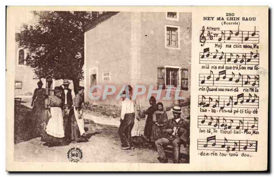 CPA Folklore Ney ma Chin Saou Bourree 
