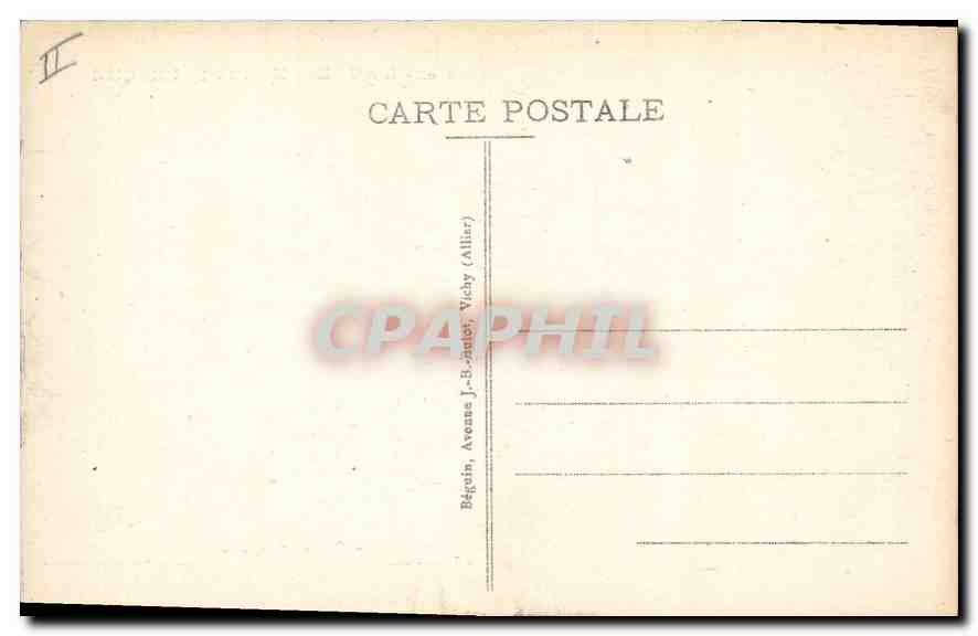 CPA Folklore L'Auvergne Pittoresque  — Verso