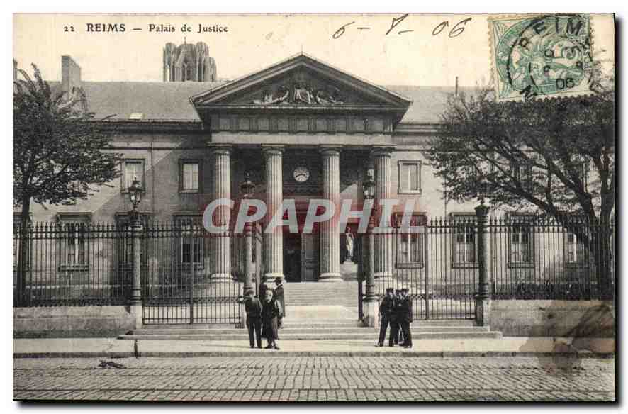 CPA Reims Palais de Justice 