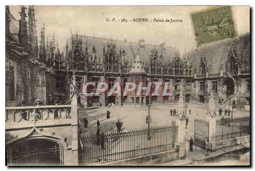 CPA Rouen palais de justice 