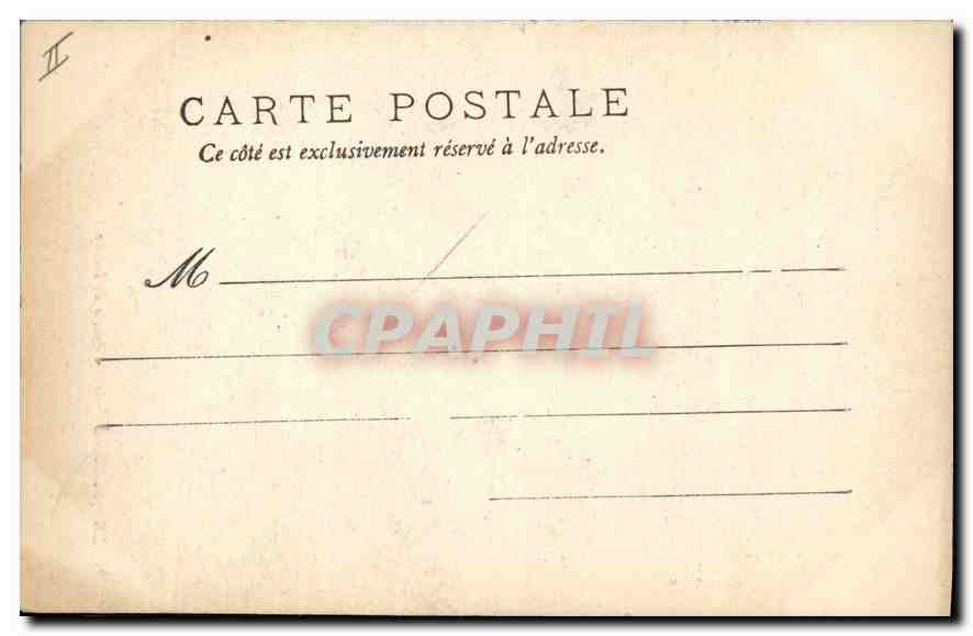 CPA La Rochelle palais de justice  — Verso