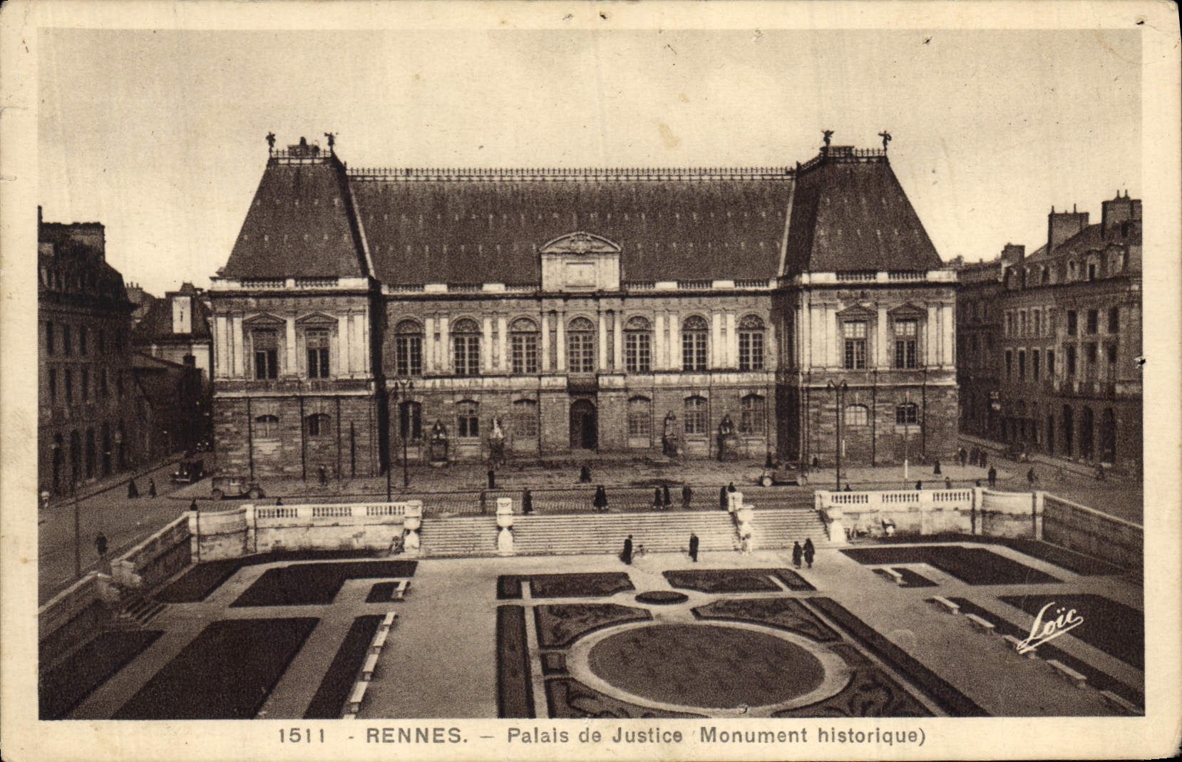 CPA Rennes Palais de justice Monument historique 