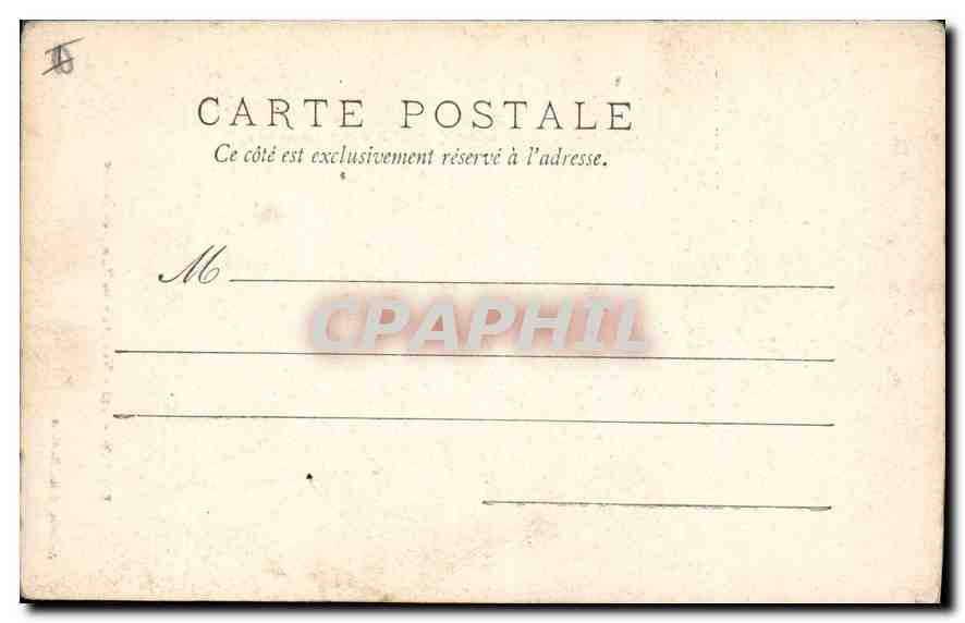 CPA Rennes Vestibule du Palais de justice  — Verso