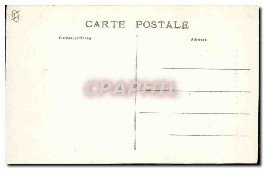 CPA La Rochelle le Palais de justice  — Rückseite