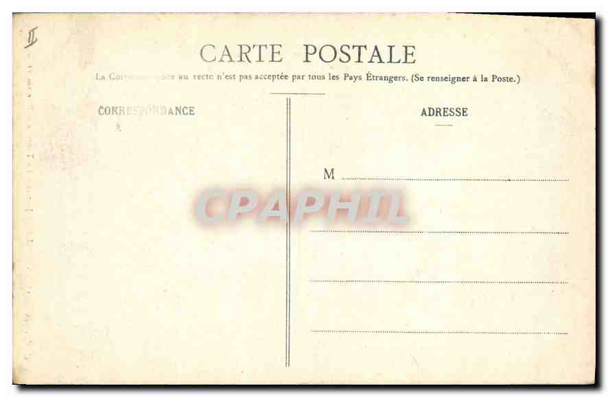 CPA Rouen le Palais de Justice la Tourelle et l'entree de la cour  — Verso