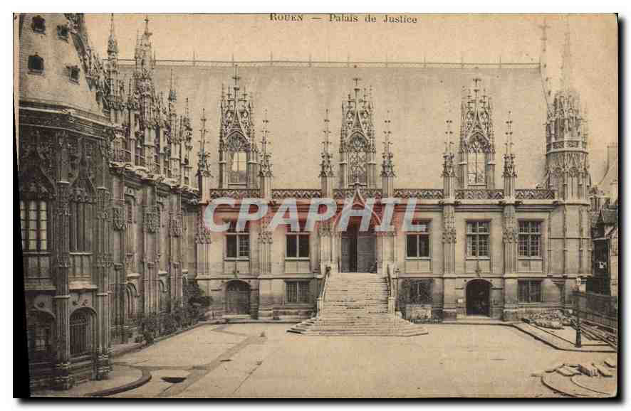 CPA Rouen le Palais de Justice 