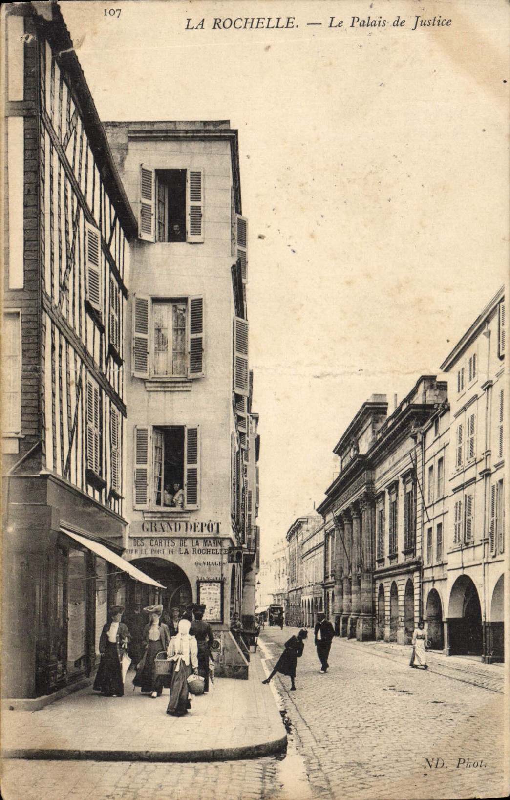 CPA La Rochelle le Palais de Justice 