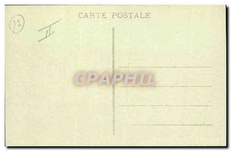 CPA Rodez palais de Justice Velo Cycle — Verso