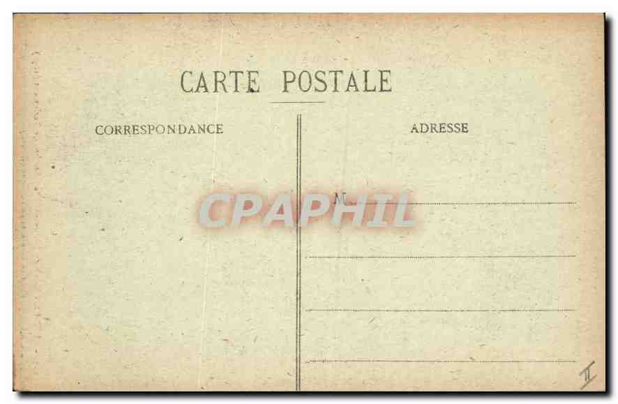 CPA Rouen le Palais de Justice Grande chanbre du parlement  — Rückseite
