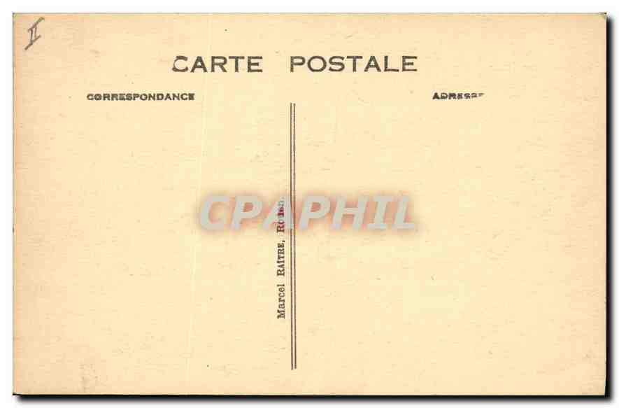 CPA Rouen le Palais de Justice L'aile de la cour d'appel  — Verso