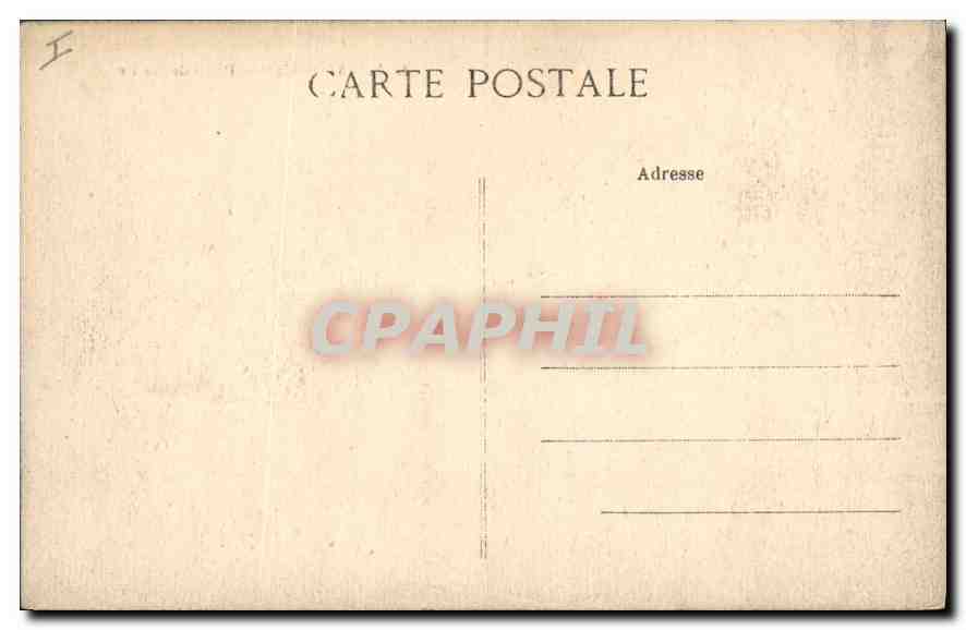 CPA Rouen le Palais de Justice  — Rückseite