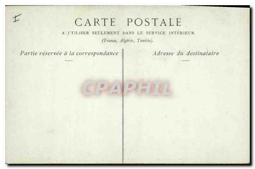 CPA Rouen Salle de la cour d'Assises  — Verso