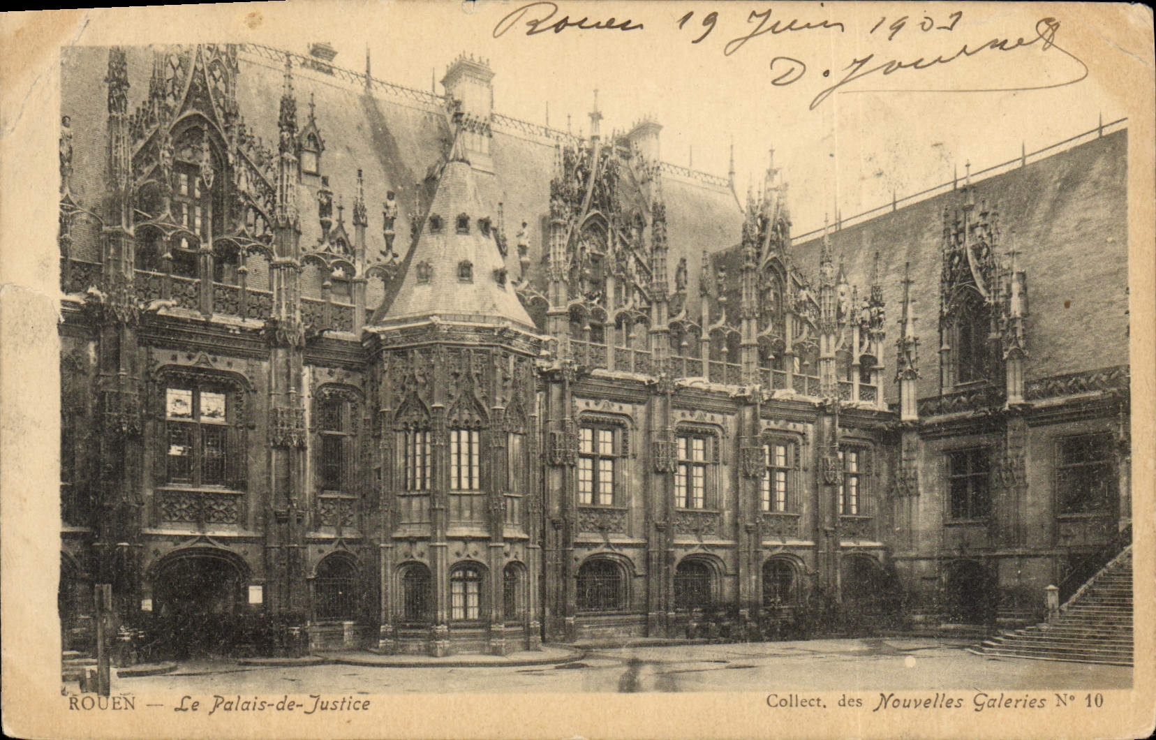 CPA Rouen le Palais de Justice 