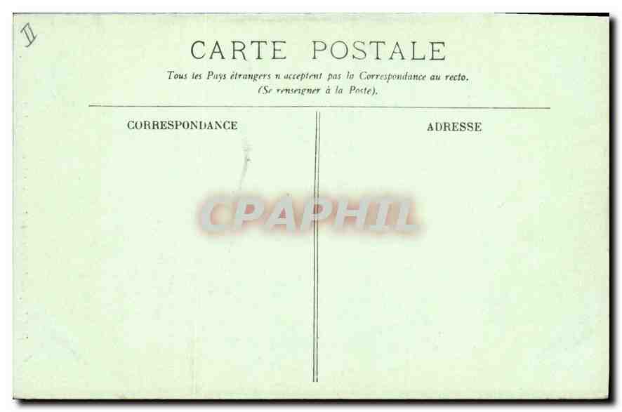CPA Rouen le Palais de Justice et la rue aux Juifs  — Verso