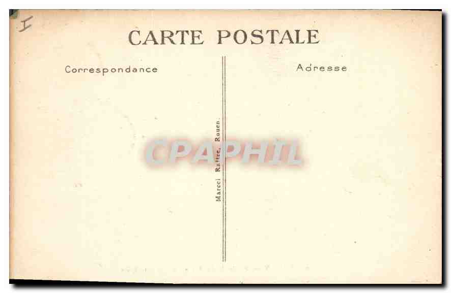 CPA Rouen le Palais de Justice facade principale  — Verso