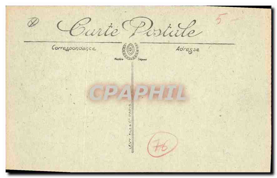 CPA Rouen le Palais de Justice ensemble vu de la rue aux Juifs  — Verso