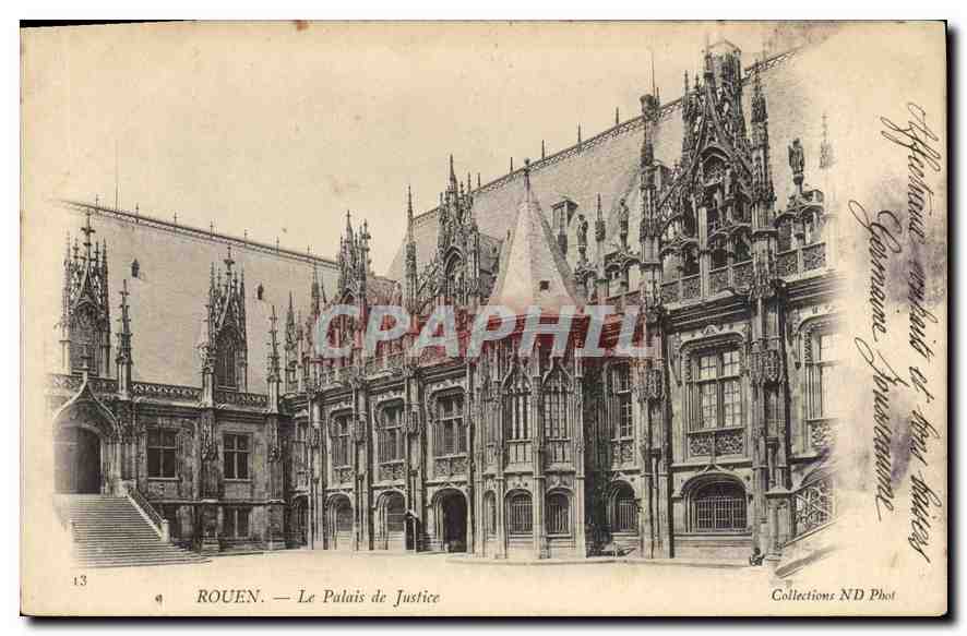 CPA Rouen Palais de Justice 