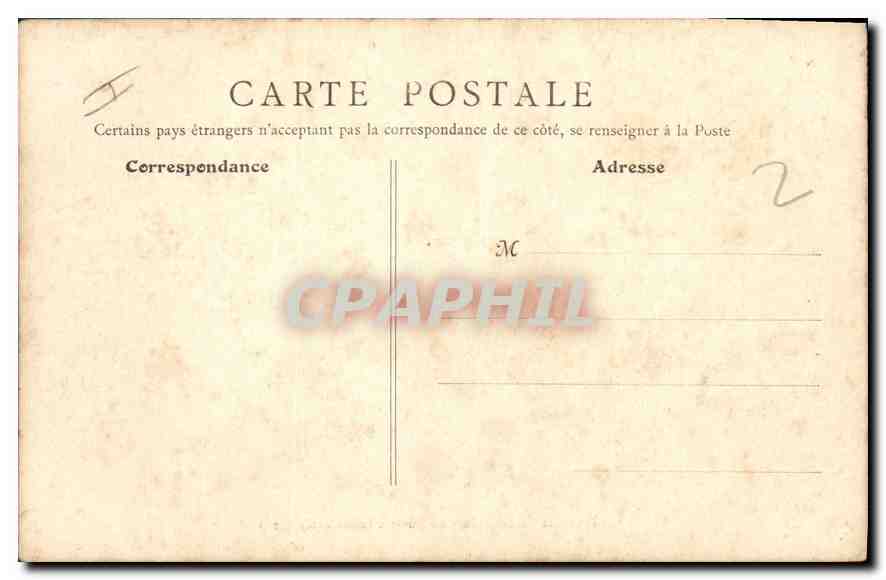 CPA Rouen Palais de Justice cour interieure  — Verso