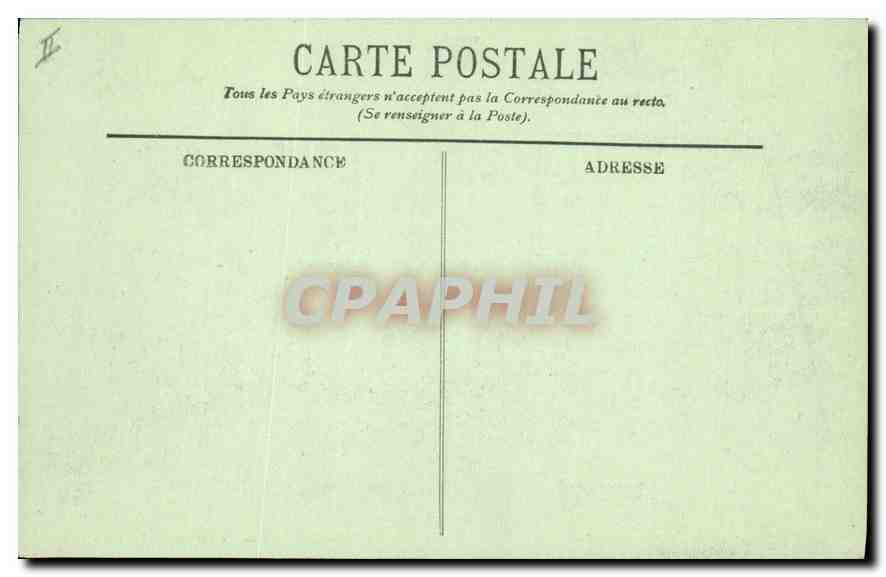 CPA Saint Etienne le Palais de Justice  — Verso
