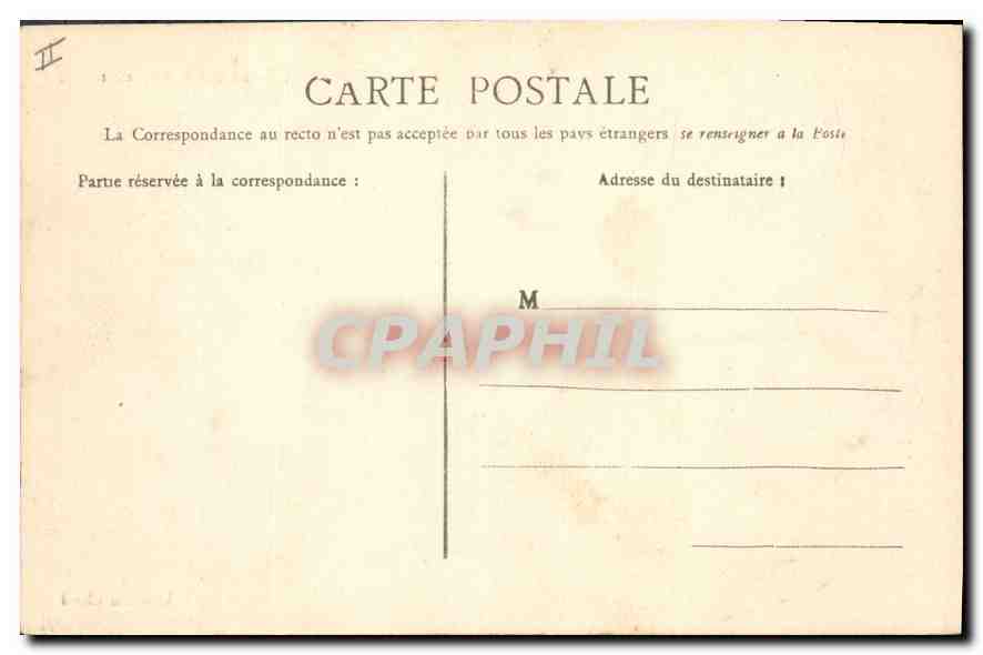 CPA Saint Flour le Palais de Justice  — Rückseite