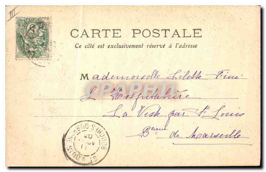 CPA Folklore Bourree enfantibe Mille bons souhaits d'Auvergne  — Verso