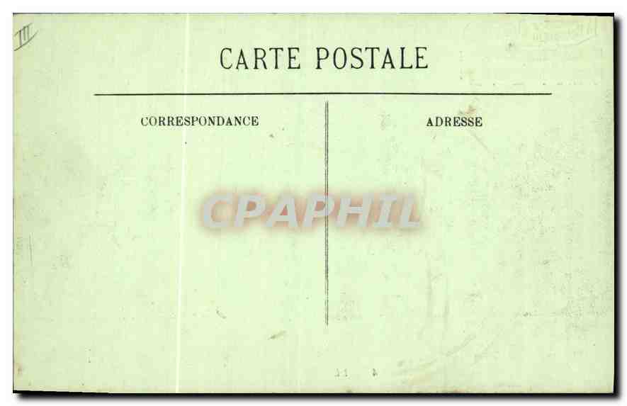 CPA Folklore la Bourreio d'Aubergno  — Verso