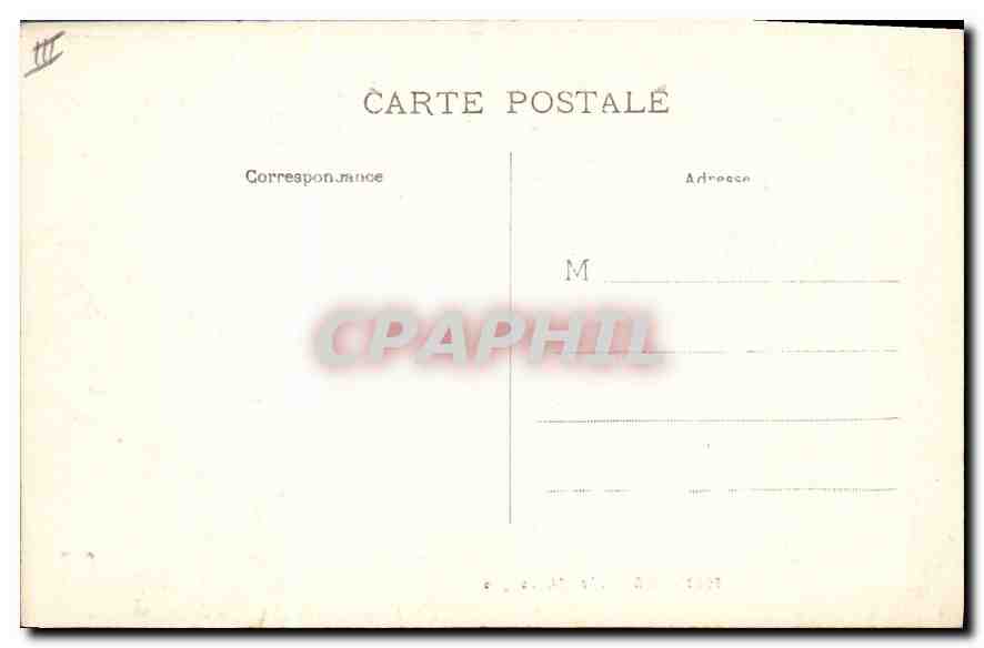 CPA Folklore La Bourree d'Auvergne  — Verso