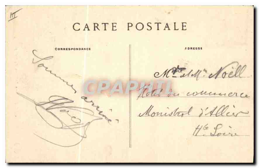 Ancienne Coiffure du Velay — 4186 — V.D.C. — Verso