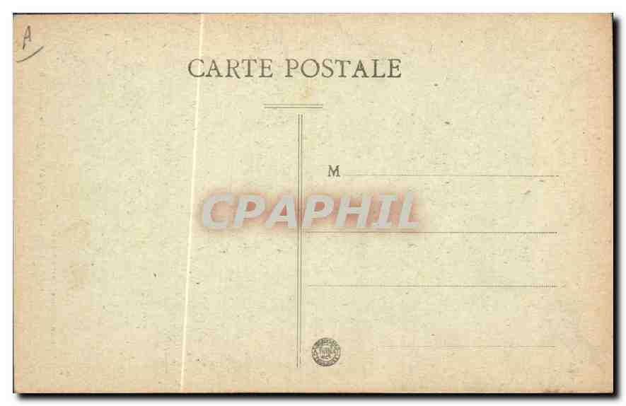 CPA Folklore Cantal dapart pour le Marche  — Verso