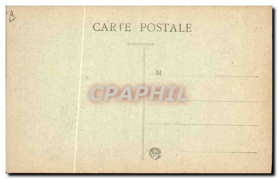 Cantal — Fileuse et Jeune Paysanne — Germain Malroux, lib.-édit. Aurillac — Rückseite