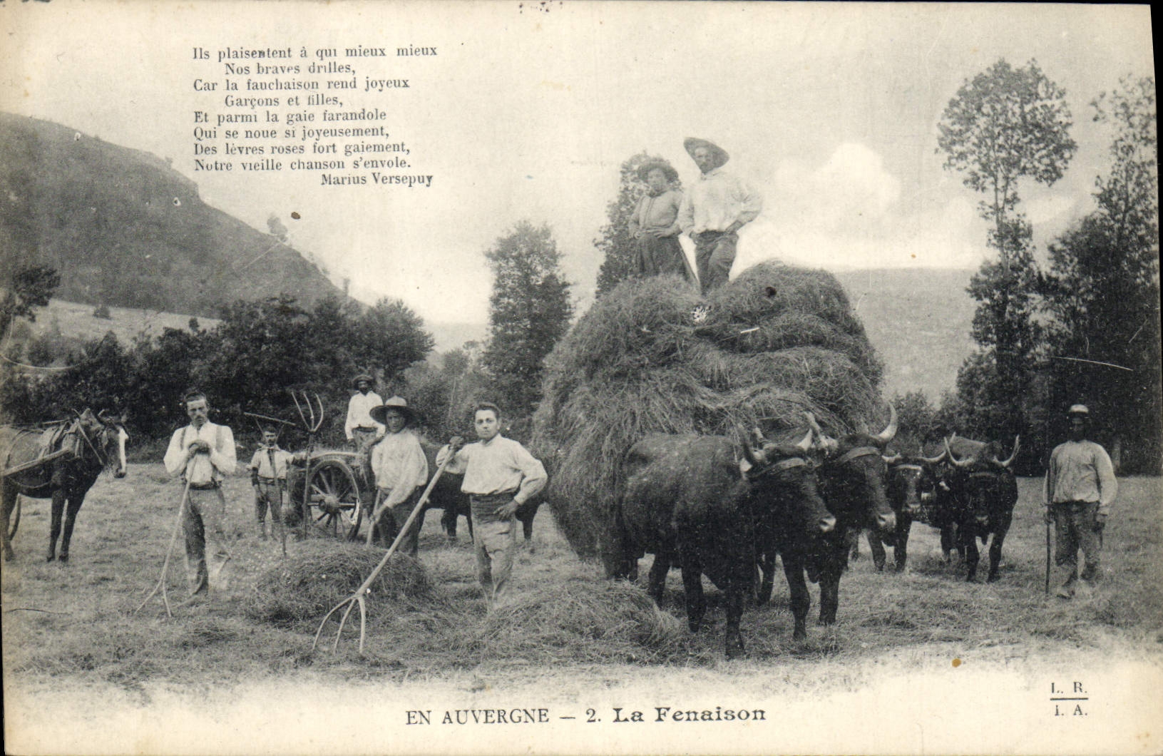 En Auvergne — 2. La Fenaison — L. R. / I. A.