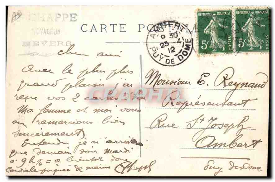 En Auvergne — 2. La Fenaison — L. R. / I. A. — Rückseite