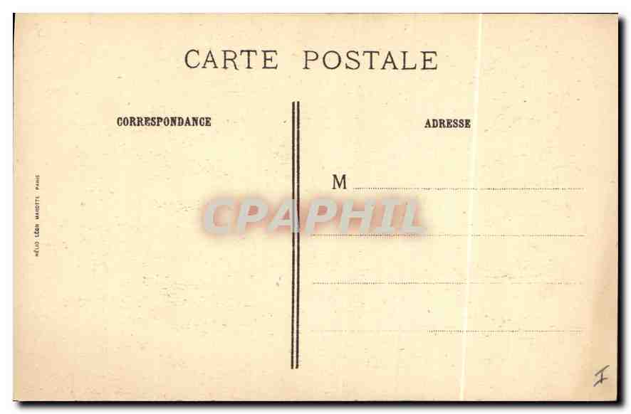Touï, supérieure des pallacides de Min — Empire thébain — J.-E. Bulloz, éditeur, n° 8611 — Rückseite