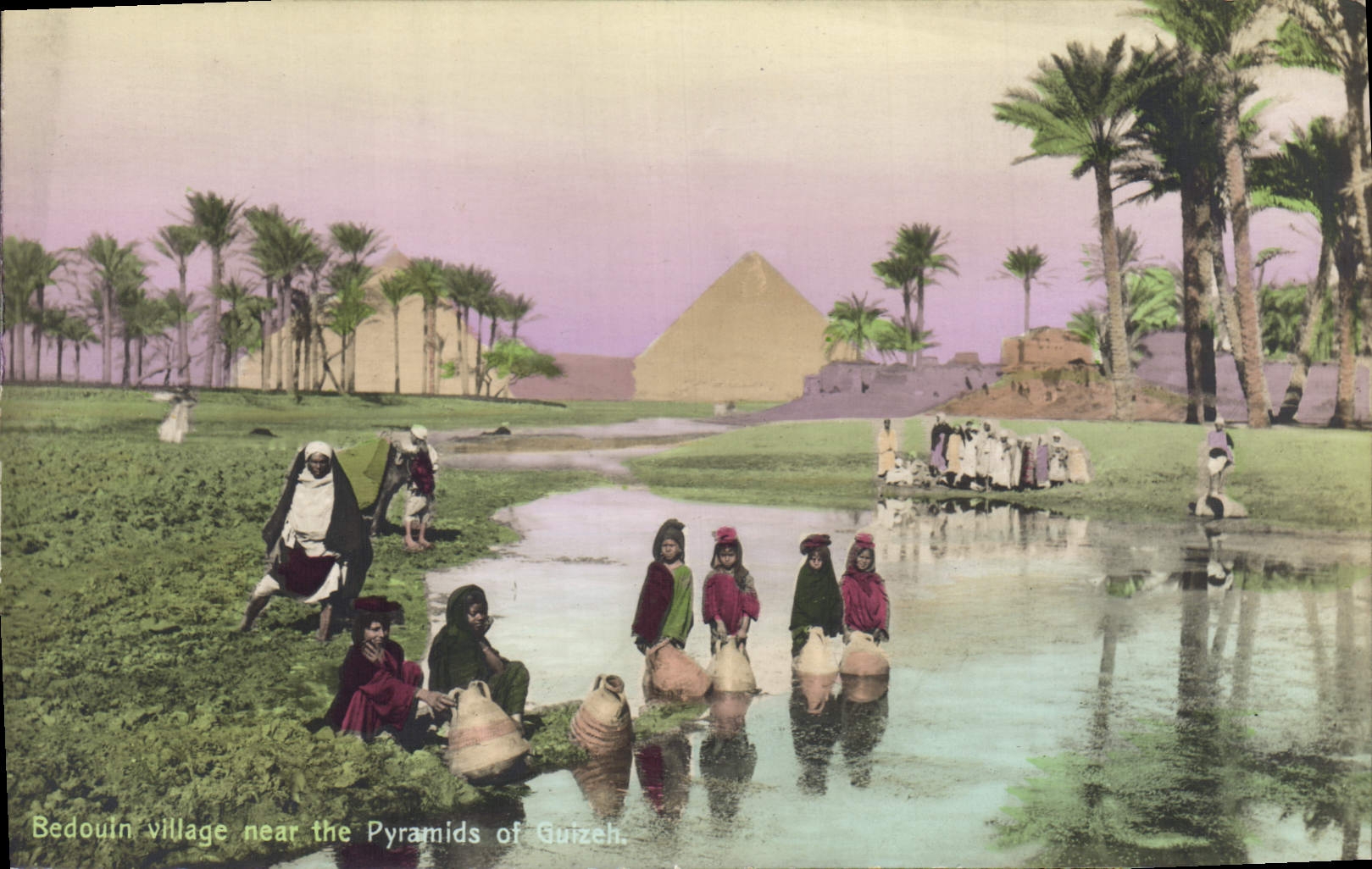 Village bedouin près des Pyramides de Guizéh — Éditeur CPAPHIL, n° 23
