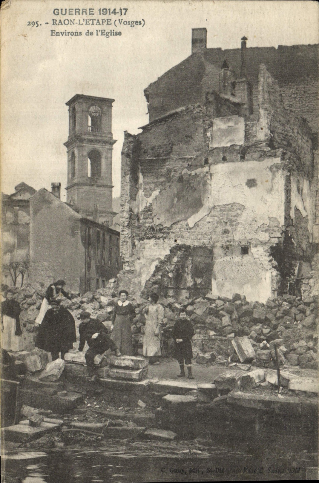 Raon-l'Étape (Vosges) — Environs de l'Église — C. Guy, St-Dié