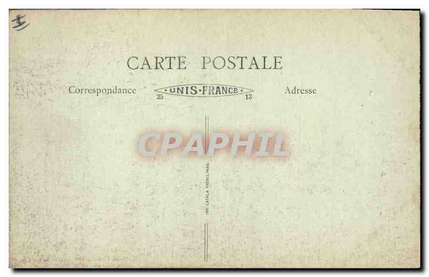 Lens avant et après la Guerre — Église — Édition Pauchois — Rückseite