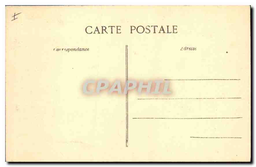 CPA Militaria Reims dans les Ruines apres la Retraite des Allmands rue Trouson du Coudray  — Rückseite