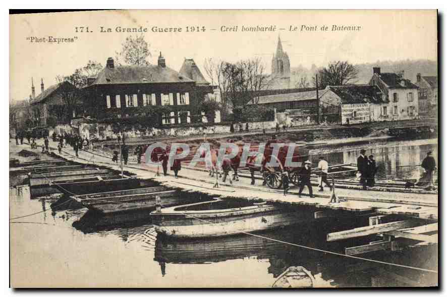 Creil bombardiert — Die Bootbrücke — Phot-Express Nr. 171