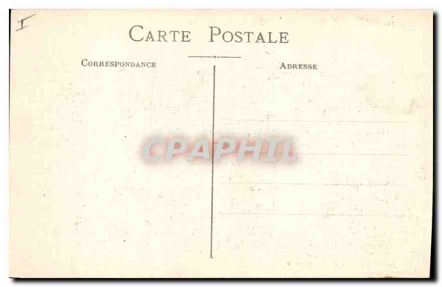 Une rue de Nieuport — Dégâts de la Guerre 1914 — 14e série, n°6 — Rückseite